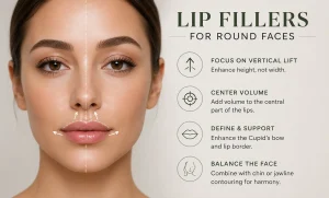 The Aesthetic Philosophy of Lip Fillers for Round Faces